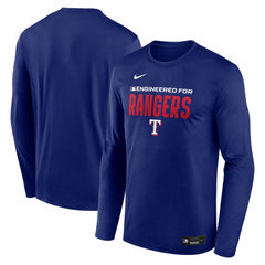 Texas Rangers Authentic Collection Legend Dri-FIT Long Sleeve T-Shirt - Royal | Nike