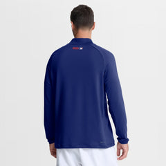 Texas Rangers Authentic Collection Dri-FIT Raglan Half-Zip Pullover - Royal | Nike