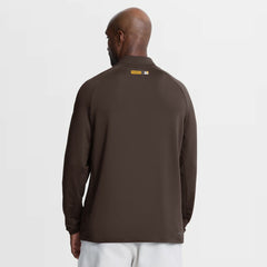 San Diego Padres Authentic Collection Dri-FIT Raglan Half-Zip Pullover - Brown | Nike