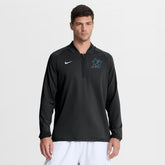 Miami Marlins Authentic Collection Dri-FIT Raglan Half-Zip Pullover - Black | Nike