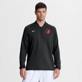 Baltimore Orioles Authentic Collection Dri-FIT Raglan Half-Zip Pullover - Black | Nike