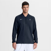 Atlanta Braves Authentic Collection Dri-FIT Raglan Half-Zip Pullover - Navy | Nike