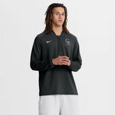 Colorado Rockies Authentic Collection Dri-FIT Raglan Half-Zip Pullover - Black | Nike