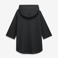 Los Angeles Dodgers Authentic Collection Flux Dri-FIT Raglan 3/4-Sleeve Hooded T-Shirt - Gray | Nike