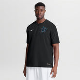 Miami Marlins Authentic Collection Dri-FIT Quarter-Zip Windshirt - Black | Nike