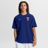 Texas Rangers Authentic Collection Dri-FIT Quarter-Zip Windshirt - Royal | Nike