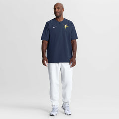 Tampa Bay Rays Authentic Collection Dri-FIT Quarter-Zip Windshirt - Navy | Nike