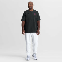 New York Mets Authentic Collection Dri-FIT Quarter-Zip Windshirt - Black | Nike