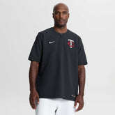 Minnesota Twins Authentic Collection Dri-FIT Quarter-Zip Windshirt - Navy | Nike