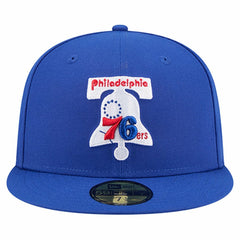 Philadelphia 76ers Core Logo 59FIFTY Fitted Hat - Royal | New Era shop