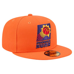 Phoenix Suns Core Logo 59FIFTY Fitted Hat - Orange | New Era on sale