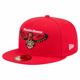 Atlanta Hawks Core Logo 59FIFTY Fitted Hat - Red | New Era shop