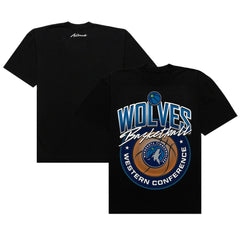 Minnesota Timberwolves Authmade Basketball Mesh Premium T-Shirt - Black shop
