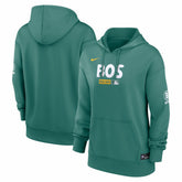 Boston Red Sox Women's Authentic Collection City Connect Therma Hoodie - Green | Nike