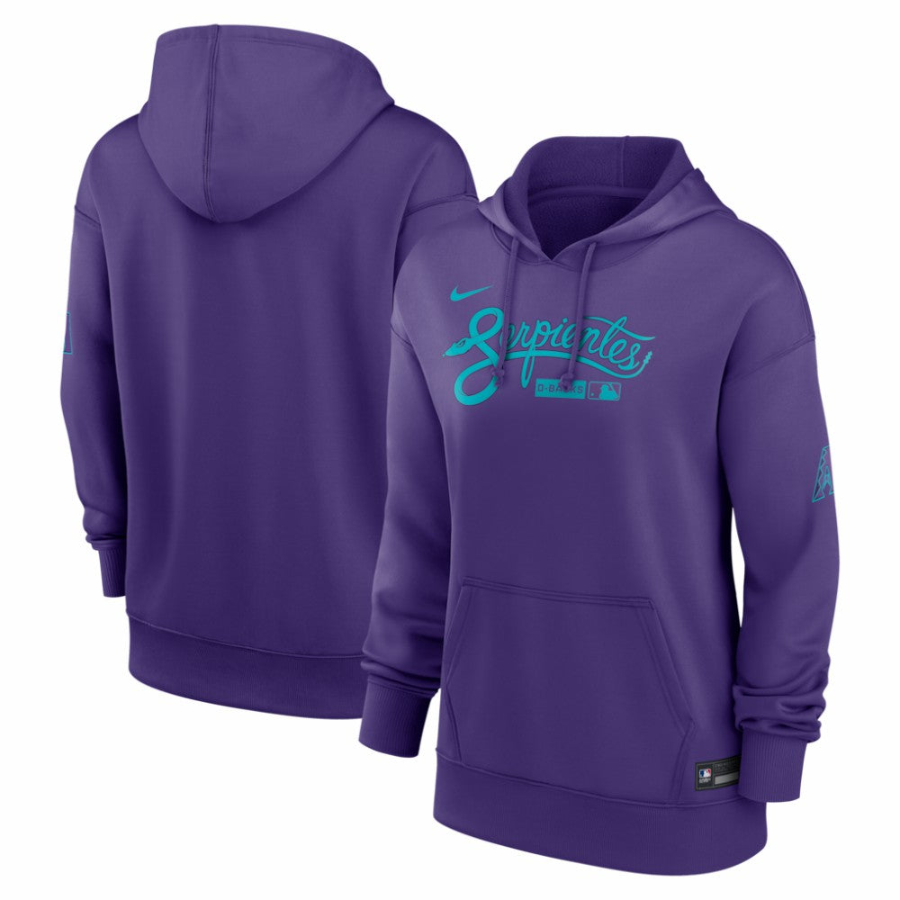 Arizona Diamondbacks Women's Authentic Collection City Connect Therma Hoodie - Purple | Nike