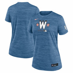 Washington Nationals Women's Authentic Collection City Connect Velocity Dri-FIT T-Shirt - Blue | Nike