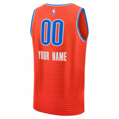 Oklahoma City Thunder Fast Break Custom Jersey - Statement Edition - Orange | Fanatics on sale