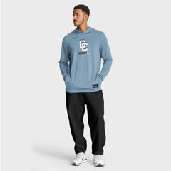 Washington Nationals City Connect Dri-FIT Long Sleeve Hooded T-Shirt - Blue | Nike