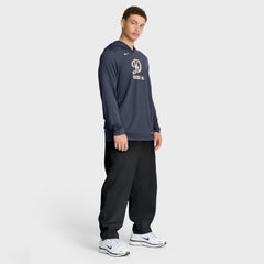 Los Angeles Dodgers City Connect Dri-FIT Long Sleeve Hooded T-Shirt - Navy | Nike