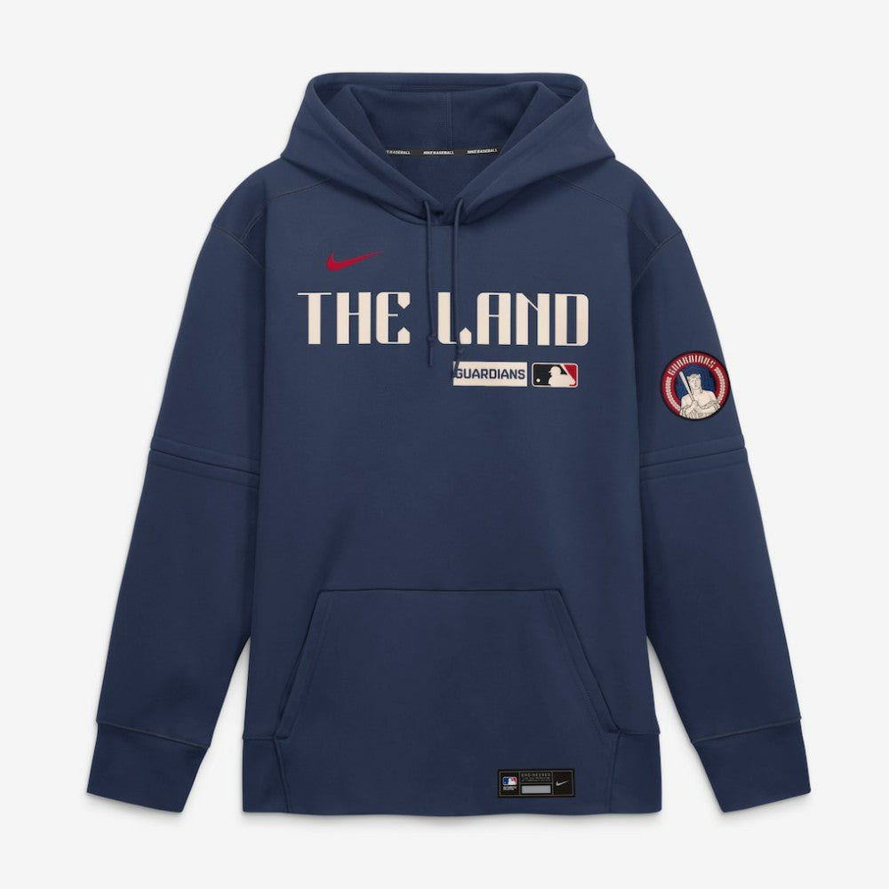 Cleveland Guardians Authentic Collection City Connect Therma-FIT Hoodie - Navy | Nike