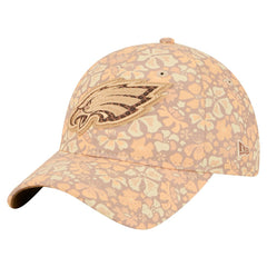 Philadelphia Eagles New Era Women's Floral 9TWENTY Adjustable Hat - Tan on sale