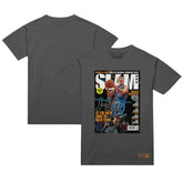 Jeremy Lin New York Knicks NBA Slam Cover T-Shirt - Gray | Mitchell & Ness sale