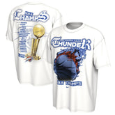 Oklahoma City Thunder Unisex 2025 NBA Finals Champions Celebration Parade Roster T-Shirt - White | Nike outlet