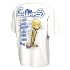 Oklahoma City Thunder Unisex 2025 NBA Finals Champions Celebration Parade Roster T-Shirt - White | Nike outlet
