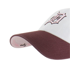 Detroit Tigers Unisex Love Letter Clean Up Adjustable Hat - Stone/Burgundy | 47 brand