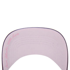 Atlanta Braves Unisex Love Letter Adjustable Hitch Hat - Stone/Burgundy | 47 brand