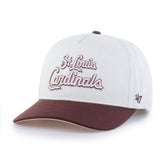 St. Louis Cardinals Unisex Love Letter Adjustable Hitch Hat - Stone/Burgundy | 47 brand