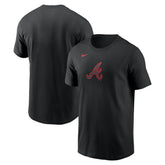 Atlanta Braves Color Pop T-Shirt - Black | Nike