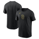 San Diego Padres Color Pop T-Shirt - Black | Nike