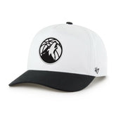 Minnesota Timberwolves '47 Black & White Hitch Adjustable Hat | 47 brand for sale