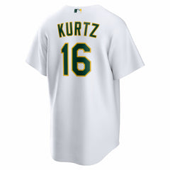 Nick Kurtz Athletics Home Replica Player Jersey - White | Nike
