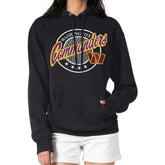 Washington Commanders G-III 4Her by Carl Banks Women's Pinstripe Circle Fleece Pullover Hoodie - Black for sale