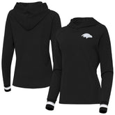 Baltimore Ravens Antigua Women's Trek Raglan Pullover Hoodie - Black cheap