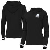 Green Bay Packers Antigua Women's Trek Raglan Pullover Hoodie - Black on sale