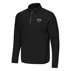 Jacksonville Jaguars Antigua Step Up Quarter-Zip Pullover - Black cheap