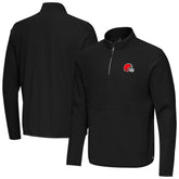 Cleveland Browns Antigua Step Up Quarter-Zip Pullover - Black online
