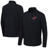Arizona Cardinals Antigua Sync Tri-Blend Quarter-Zip Pullover - Heather Black online