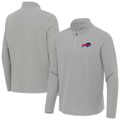 Buffalo Bills Antigua Sync Tri-Blend Quarter-Zip Pullover - Heather Gray discount
