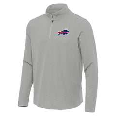 Buffalo Bills Antigua Sync Tri-Blend Quarter-Zip Pullover - Heather Gray discount