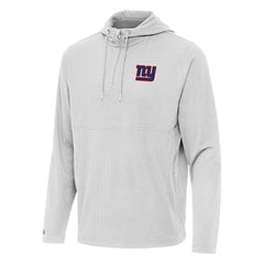 New York Giants Antigua Connected Quarter-Zip Pullover Hoodie - Gray online