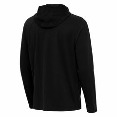 Green Bay Packers Antigua Connected Quarter-Zip Pullover Hoodie - Black for sale