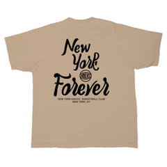 New York Knicks Stadium Essentials Oversized Forever T-Shirt - Tan outlet