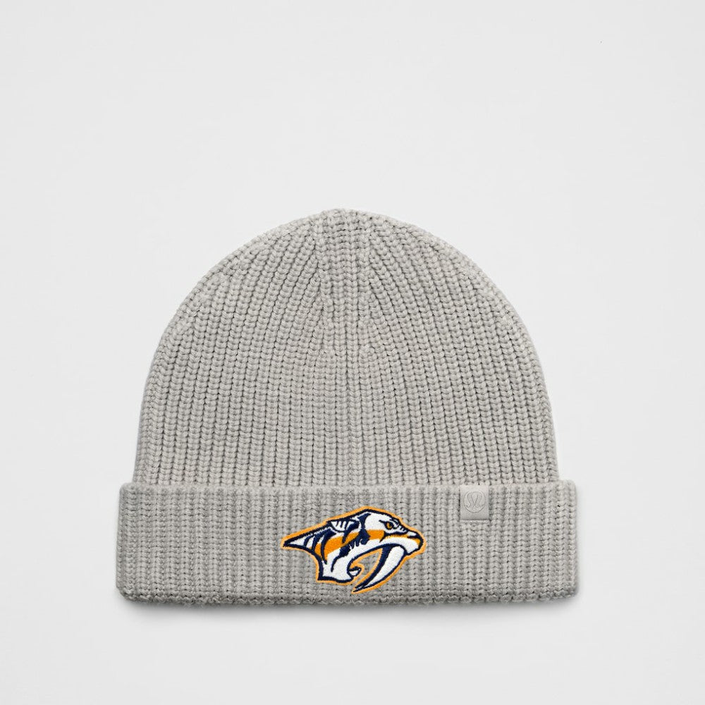 Nashville Predators lululemon Unisex Close-Fit Wool-Blend Ribbed Beanie Heathered Gull Grey