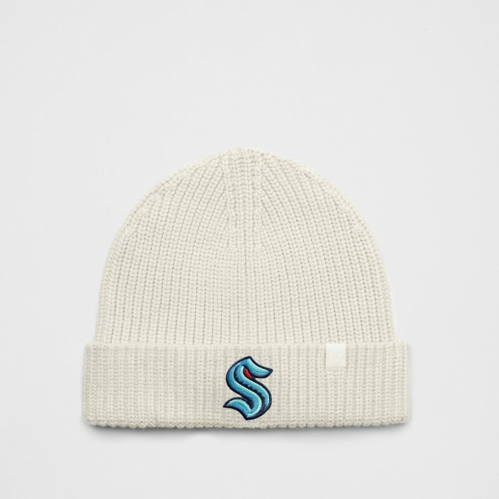 Seattle Kraken lululemon Unisex Close-Fit Wool-Blend Ribbed Beanie Heathered Bone