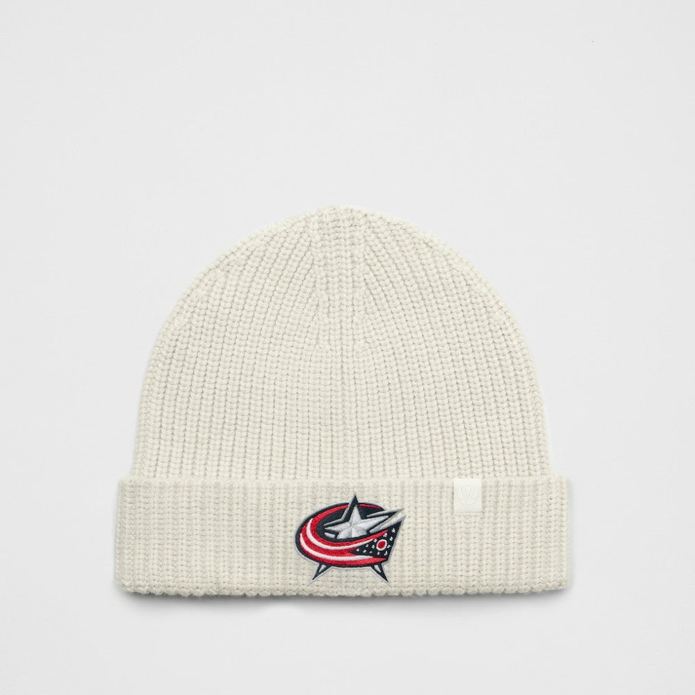 Columbus Blue Jackets lululemon Unisex Close-Fit Wool-Blend Ribbed Beanie Heathered Bone