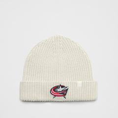 Columbus Blue Jackets lululemon Unisex Close-Fit Wool-Blend Ribbed Beanie Heathered Bone